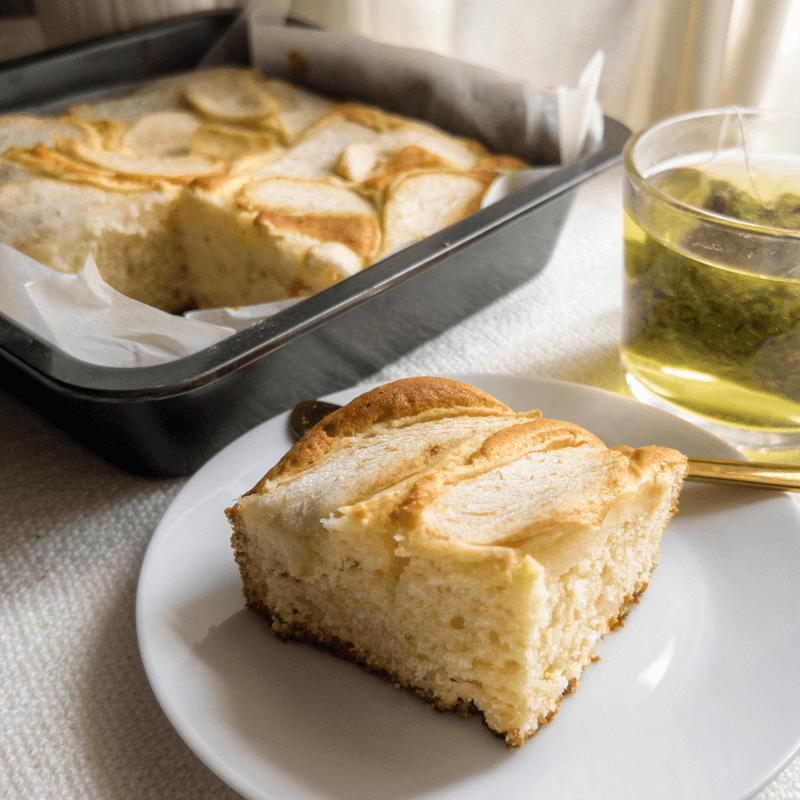 Easy Pound Cake Recipe made with Greek Yogurt
