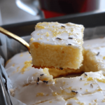 Lemon Glaze Cake Squares Recipe