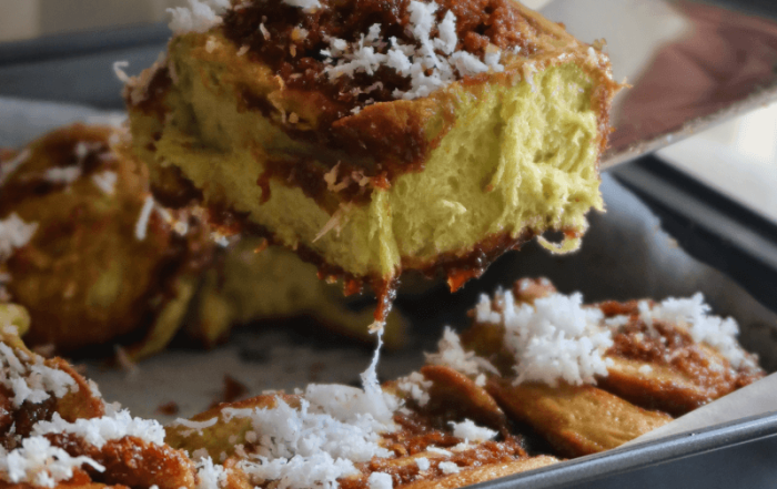 Ondeh Ondeh Pandan Rolls Recipe