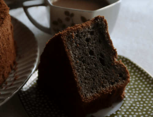 Black Sesame Chiffon Cake Recipe