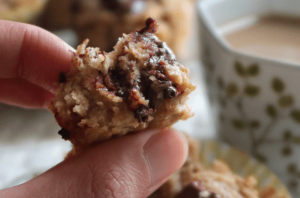 Healthier Banana Oat Chocolate Chip Muffins