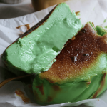 Pandan Coconut Basque Burnt Cheesecake