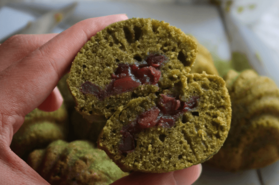 Matcha Red Bean Madeleines Recipe