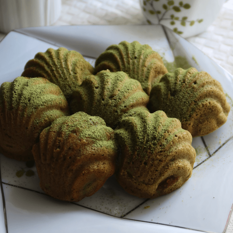 Matcha Red Bean Madeleines Recipe 2