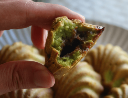 Pandan Gula Melaka Butter Tteok Recipe