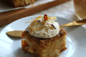 Pineapple Apple Crumble Cake Recipe