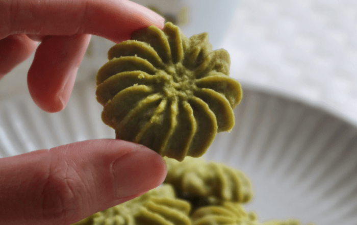 Crisp Matcha Butter Cookies Recipe