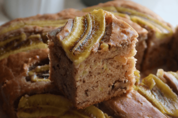 Low Sugar Banana Cake Recipe