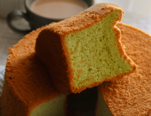 Low Sugar Pandan Chiffon Cake Recipe