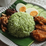 Pandan Coconut Nasi Lemak Rice Recipe